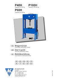 7 ⭐ ventajas de comprar una mesa galant ikea en amazon. P40h P60h P100h Ac Hydraulic A S Manualzz