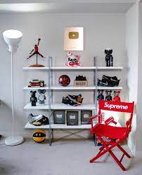 Be Rbrick Medicom Toy On Instagram Eshyo Odin Udachnyj Primer Vnedreniya Be Rbrick V Stilnyj Interer Sneakerhead Room Black Room Decor Hypebeast Room