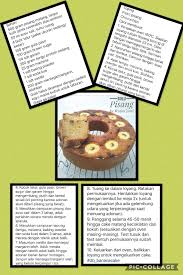 Banana Cake Kue Tart Resep Resep Kue