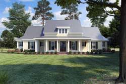 Ranch lovers enjoy the functionality of the house and its flexibility for indoor/outdoor living, both aided by the single floor home plan. House Plans With Wrap Around Porch