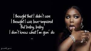 Lizzo Cuz I Love You Lyrics Youtube