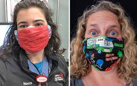 Campus Community Captures Themselves Wearing COVID-19 Protective Masks