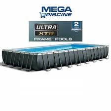 Intex 8.5 x 5.3 x 2.13 foot rectangular frame above. Rectangular Swimming Pool Intex 26374 Ultra Metal 975 X 488 X 132 Cm Model 2021 Ebay