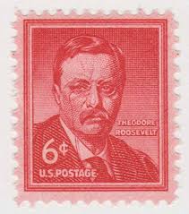 1955 Theodore Roosevelt 6¢ Scott 1039 Single Stamp
