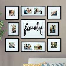 9 Piece Family Dcor Frame Kit Family Decor Family Wall Decor Family Pictures On Wall