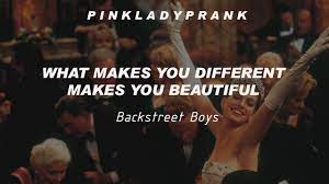 What Makes You Different Makes You Beautiful Backstreet Boys Youtube