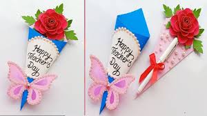 They do have a strategy to make their nation prosperous and for that, they work really tough to teach here are some of the freshly designed greeting cards for teachers day 2020. How To Make Teacher S Day Card Simple Craft Ideas