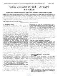 Here's a guide to the different types, how they can be used, and the pros and cons of each one! Pdf Natural Colorant For Food A Healthy Alternative