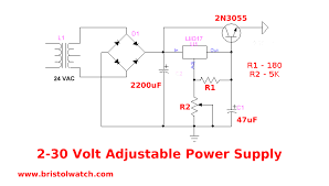 Lm317 Power Variable Supply Electronics Circuit Power Supply Circuit Electronic Circuit Projects