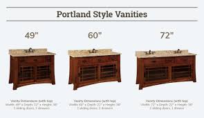 Our amish 72 portland double vanity cabinet with inlays will do the work for you! Portland 49 Single Bathroom Vanity Cabinet From Dutchcrafters Amish