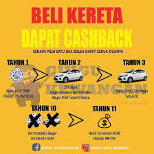 Sukar rasanya untuk menggambarkan perasaan apabila akhirnya dapat membeli kereta menggunakan duit sendiri. Beli Kereta Dapat Cashback