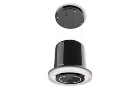 Island Range Hood Glow Faber S P A Original Design With Built In Lighting