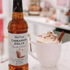 Jul 11, 2018 · there are 0 calories in 2 tbsp (30 ml) of starbucks sugar free cinnamon dolce syrup. Sugar Free Cinnamon Dolce Syrup Skinny Syrups Skinny Mixes