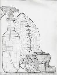 Cross Contour Still Life Cross Contour Line Drawing Contour Line Drawing Contour Drawing