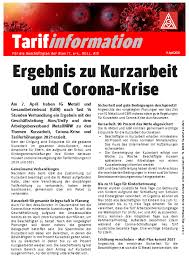 Mai 2021 tag der arbeit wochenendtag. Vereinbarungen Zu Kurzarbeit In Der Coronakrise Ig Metall Berlin