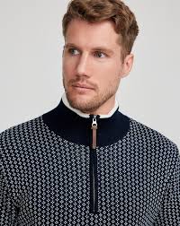 Samuel T-Neck Windproof Sweater