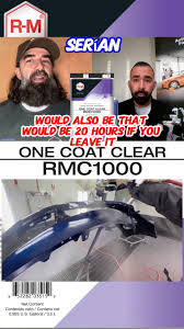 New Interview with the great @serlap_next_level talking about BASF Refinish  North America new @rmpaintofficial RMC1000!, RMC1000 barniz de aplicación  de una sola capa 😀 R-M vuelve a ser pionero al ...