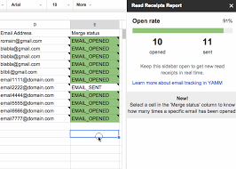 You do not tell us what your email program is. Track If Emails Have Been Opened Open Rate Google Apps Script Examples