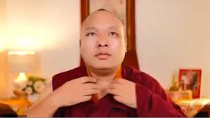 His Holiness the 14th Dalai Lama and His Holiness the 17th Karmapa.