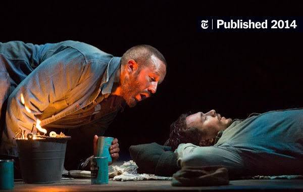 James Franco and Chris O'Dowd in 'Of Mice and Men' - The New York Times