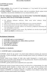 Kullanma Talimati Ganfort Goz Damlasi Goze Uygulanir Pdf Free Download
