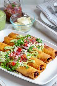 Simple Ground Beef Flautas Recipe Mexican Food Recipes Bbc Good Food Recipes Food