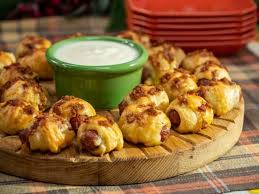 Carbonara Pigs In A Blanket Recipe Food Network Recipes Pigs In A Blanket Appetizer Recipes