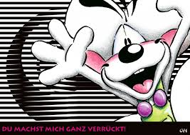 Du Machst Mich Ganz Verrückt Comic Cartoons Echte Postkarten