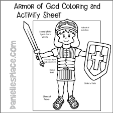 For even more image related to the one given above you can check the next related images section at the end of the more coloring pages. Armor Of God Crafts And Activities