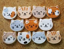 Kitty Cookies Cat Cookies Sugar Cookie Designs Sugar Cookies Decorated