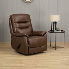 It's built on a solid wood and metal frame and is wrapped in faux leather upholstery with a foam filling for just the. Home Centre Panama Half Leather Recliner 1 Seater Brown Amazon In Electronics