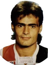 Happy birthday Russell Jeffrey. Jeffrey, a former St Mary's junior, started  his VFL career at Geelong and with the exception of one night match spent  all of his time in the reserves.