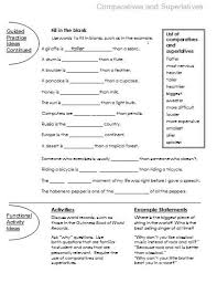 Adjectives are compared in latin in the same manner as in english. Comparatives And Superlatives Free Language Stuff