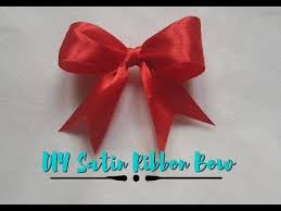 Ribbon Decoration Ideas Ribbon Bow Diy Satin Bow How To Make Simple Satin Bow Youtube Bows Diy Ribbon Satin Bow Diy Diy Bow