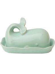 whimsical whale ceramic butter dish by creative co op home decor blue butterdose schone tassen geschirr