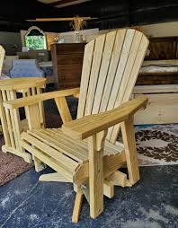 Shop for polywood adirondack chair kits online at target. Fighting Creek Amish Adirondack Swivel Glider Treated Lumber Bargain Box And Bunks