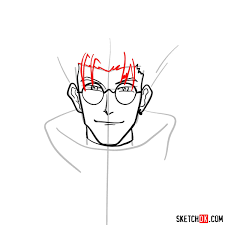 How to draw anime with glasses, fully explained, an anime drawing tutorial by mkiss l vartist: How To Draw Vash S Face Trigun Anime Sketchok Easy Drawing Guides
