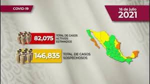 Julio 19, 2021 a las 12:02 cdt. Reporte Diario De Covid 19 16 De Julio Del 2021 Youtube