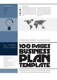 100 Pages Business Plan Template A4 V 1 Business Plan Template Business Planning How To Plan