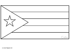 Cuban Flag Coloring Page Cuba Flag Flag Coloring Pages Coloring Pages