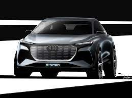 Audi Q4 E Tron Concept Previewed With Design Sketches Audi Conceptcar Cardesign Etron Suv Design Designsketch Sketch Carbodydesign Cars And Motor Audi Q4 E Tron Audi E Tron