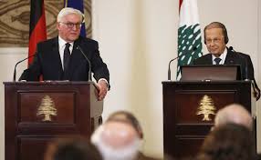 De facto, the steinmeier formula is laid down in steinmeier's letter, written together with the unian memo. Germany S Steinmeier Meets Religious Authorities In Lebanon Arab News