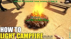 This could be harvesting certain resources, defending yourself against enemies, or helping to navigate obstacles. How To Light Campfire Ark Survival Evolved Ps4 Xbox One Youtube
