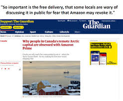 An amazon spokesperson told chatelaine there are no current plans for that partnership to expand to canada. To Publicize The Benefits Of Amazon Prime To Canada S Remote Northern Communities Therewasanattempt