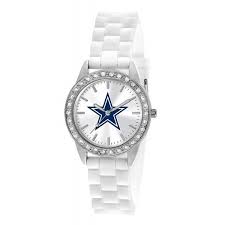 Dallas Cowboys Ladies Frost Watch By Game Time Dallas Cowboys Pro Shop Dallas Cowboys Jewelry Dallas Cowboys Women