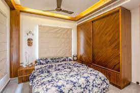 Plenty Of Wood In The Room By Shaji Vempandan Bedroom Interior Small Bedroom Designs Room Interior Bedroom Indian