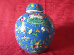 Grande Potiche Ronde Couverte Ou Vase Avec Couvercle Decor Asiatique Chinois Eur 17 99 Grande Potiche De Forme Ronde Ceramique Decor Decoration Couvercle