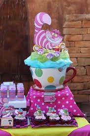 Karissa mcdunn dec 6, 2020. Alice In Wonderland Mad Tea Party Baby Shower Party Ideas Photo 10 Of 27 Catch My Party