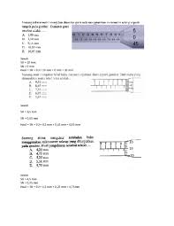 Mikrometer sekrup mempunyai ketelitian 0,01 mm. Fisika Research Papers Academia Edu