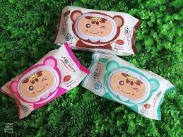 Cybershops: Bảo Bối Shop - KHĂN ƯỚT KHÔNG MÙI LOVE SKY 125 TỜ